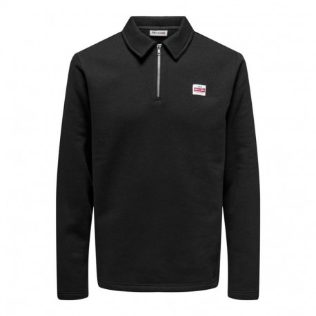Dressipluus ilma kapuutsita, meeste Only & Sons Onsdawson Reg Halfzip Sweat Must - M