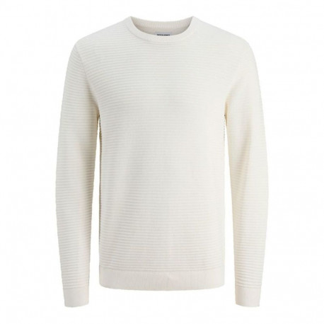 Dressipluus ilma kapuutsita, meeste Jack & Jones Jjotto Knit Crew Neck Valge - S