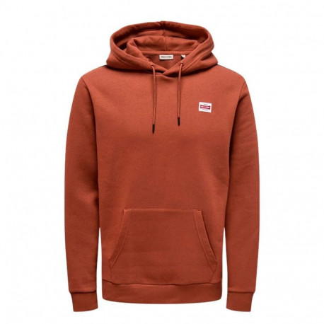 Dressipluus kapuutsiga, meeste Only & Sons Onsdawson Reg Hoodie Vd Pruun - M