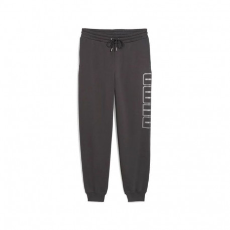 Long Sports Trousers Puma Maximal Metallic Swe Grey Men - S