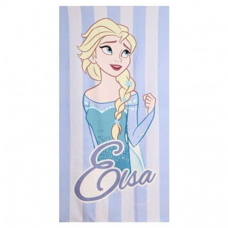 Beach Towel Frozen Light Blue 70 x 140 cm