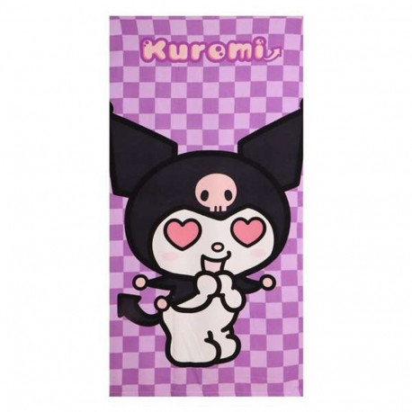 Poncho-Towel with Hood Hello Kitty Purple 70 x 140 cm
