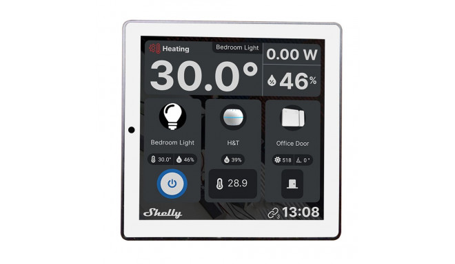 Control panel Shelly WALL DISPLAY(WH)+BLUE HT(IVO)