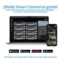 Control panel Shelly WALL DISPLAY X2(BL)+BLUHT(BLK)