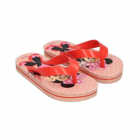 Flip Flops for Children Minnie Mouse Coral - 28-29