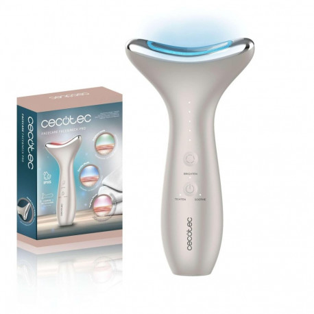 Facial phototherapy brush Cecotec Face&Neck Pro White