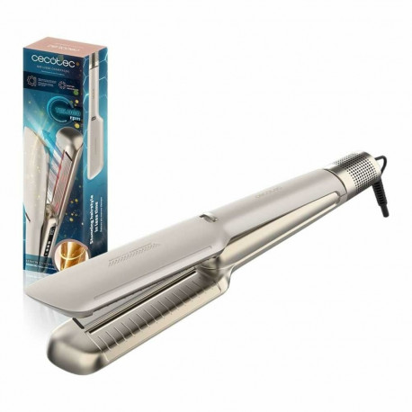 Cecotec Hair Straightener Air Lisse Champagne 45W Ionic Keratin Display Auto-Off