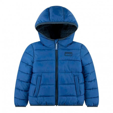 Jacket Levi's Lvb Sherpa Lined Mdwt Puffer Blue - 10 Years