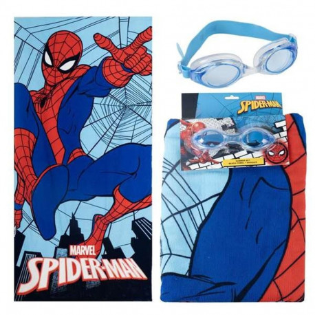 Beach Towel Spider-Man Dark blue