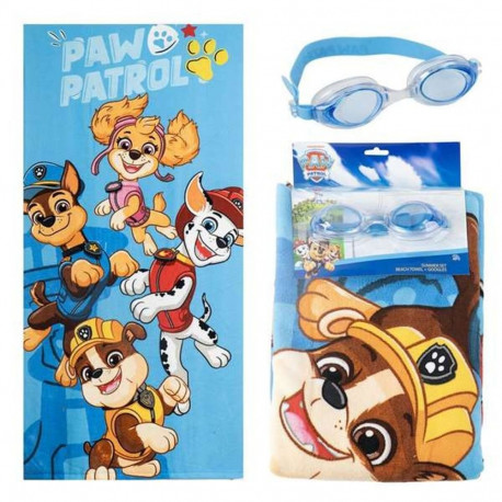 Beach Towel The Paw Patrol Blue