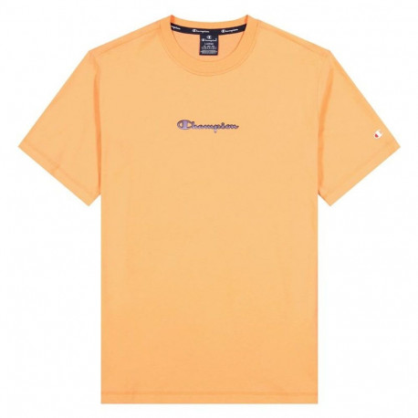 Lühikeste varrukatega T-särk, meeste Champion Crewneck T-Shirt M Oranž