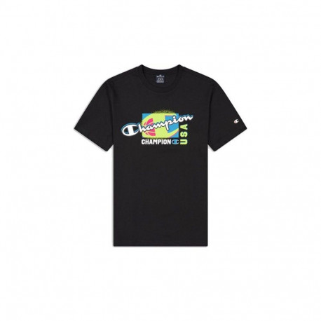 Lühikeste varrukatega T-särk, meeste Champion Must - M