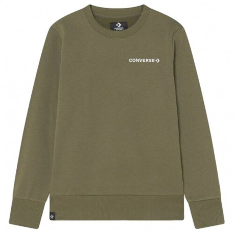 Dressipluus ilma kapuutsita, laste Converse Wordamark Tumeroheline