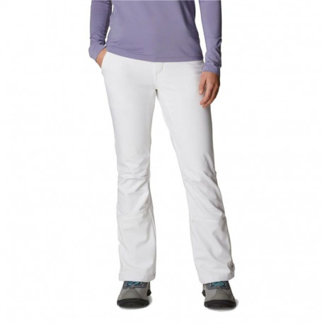Long Sports Trousers Columbia Roffee Ridge IV White