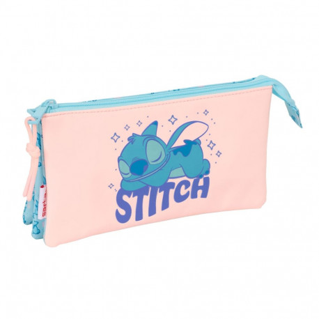 Holdall Lilo & Stitch Ohana Light Blue Light Pink 22 x 12 x 3 cm