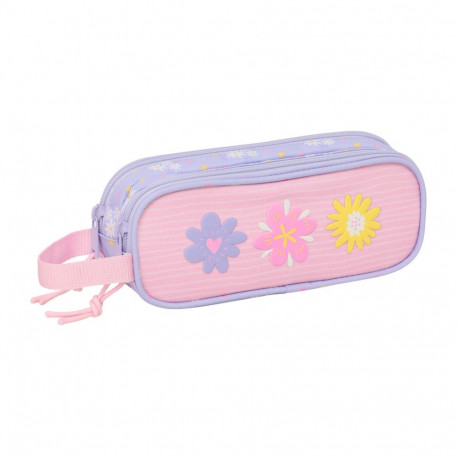 Holdall Safta Bouquet Pink Lilac 21 x 8 x 6 cm