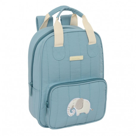School Bag Safta Elefante Blue 20 x 28 x 8 cm