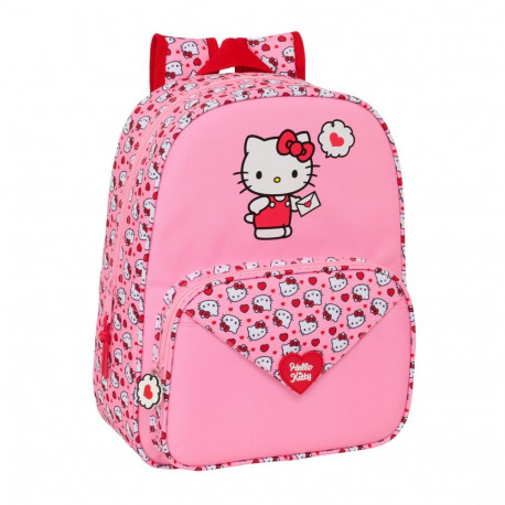 Kooliseljakott Hello Kitty Roosa 26 x 34 x 11 cm