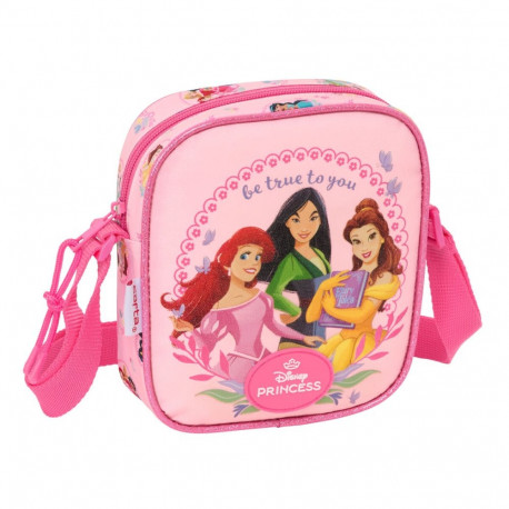 Shoulder Bag Disney Princess Pink 16 x 18 x 4 cm