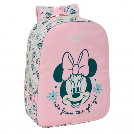 Kooliseljakott Minnie Mouse Minty Roosa 26 x 34 x 11 cm