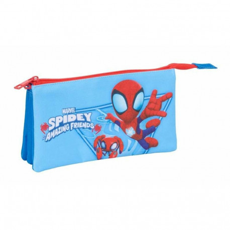 Triple Carry-all Spidey Blue 22 x 12 x 3 cm