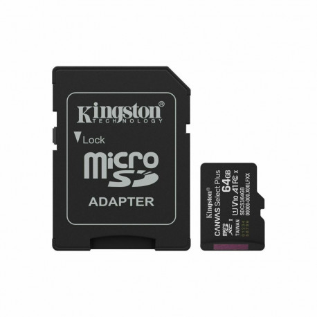 MicroSD Mälikaart koos Adapteriga Kingston SDCS3/64GB 64 GB