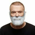 False beard My Other Me Grey