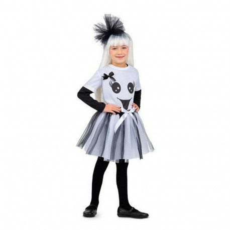Costume for Children My Other Me Ghost Tutu Grey (3 Pieces) - 5-6 Years