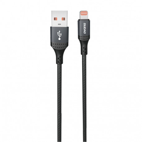 Dudao Dudao 3A 30W L3SL USB-A - Lightning Cable Braided 1.2m - Black
