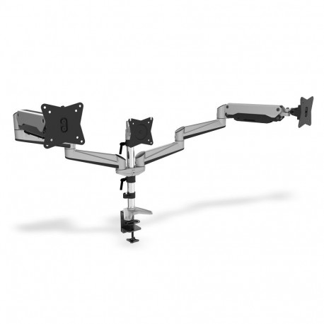 Digitus Desk Mount | Triple Monitor Gas Spring Mount DA-90363 | Adjustable Height, Tilt, Swivel | 15