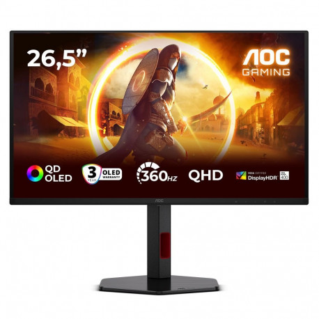 AOC Q27G4SDR | 27 " | QD-OLED | QHD | 16:9 | 360 Hz | 0.03 ms | 2560 x 1440 pixels | 1000 cd/m | HDM