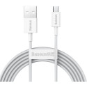 Baseus - Superior Fast Charging Data Cable MicroUSB 1m White