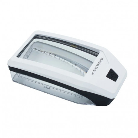 SAFE Mõõteskaalaga luup 3x I 6xLED I 2xUV