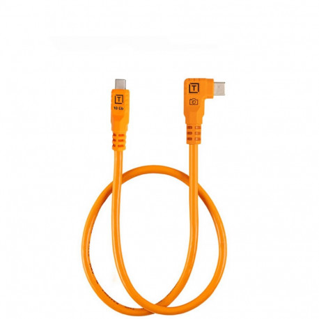 TetherPro Optima 10G USB-C Right Angle Adapter Pigtail Cable 51cm
