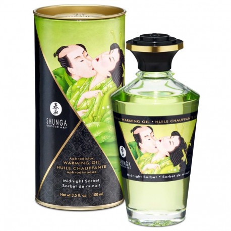 Shunga soojendav õli midnight sorbet 100ml