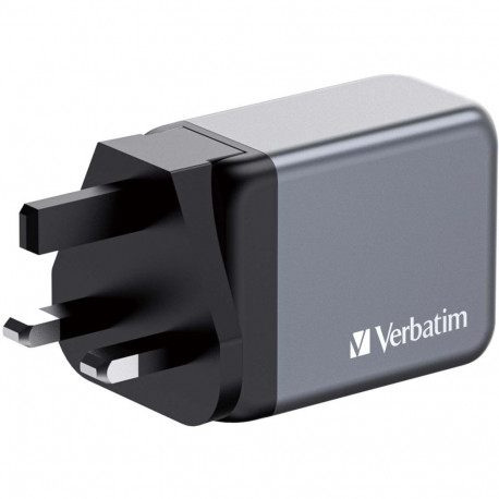 GaN laadija 65W 1x USB-A 2x USB-C PD 3.0 QC 3.0, hall