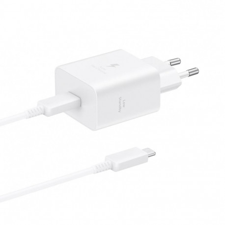 Samsung EP-T4511XBEGEU 45W 4.05A 1x USB-C wall charger - white + USB-C cable