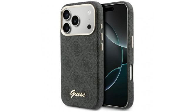 Guess 4G Script MagSafe case for iPhone 17 Pro - black