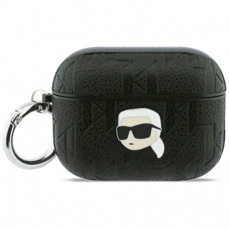 Karl Lagerfeld Monogram Karl Head Case for AirPods Pro 3 - Black