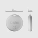 SBS Track My Circle locator compatible with Apple Find My set of 4 - white