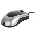Vivanco hiir IT-MS USB optiline, must/hõbedane (31921)