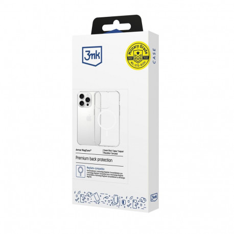 3mk Armor MagCase for iPhone 16 Pro Max - Transparent