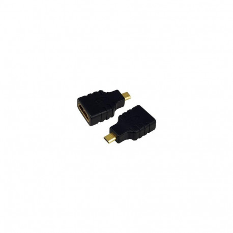 LogiLink AH0010 cable gender changer HDMI D HDMI A Black