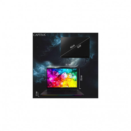 CAPTIVA 95062 laptop AMD Ryzen™ 9 9955HX 40.6 cm (16") WQXGA 64 GB DDR5-SDRAM SSD NVIDIA GeForc