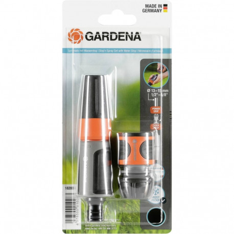 Gardena 18288-20 garden water spray gun nozzle Garden water spray nozzle Beige, Grey, Orange