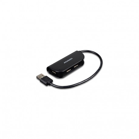 Axagon HUE-X4B interface hub USB 2.0 480 Mbit/s Black