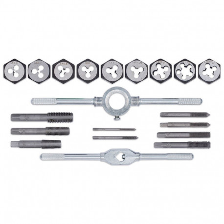 Tap & die set M3 - M12 (20pcs.) Kreator