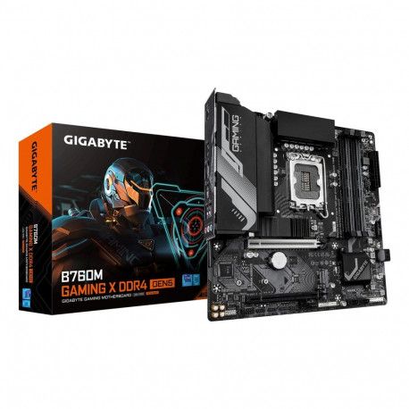 Mainboard|GIGABYTE|Intel B760|LGA 1700|micro ATX|RAM DDR4-SDRAM|4xSlots|2xNumber of M.2 (M) slots|B7