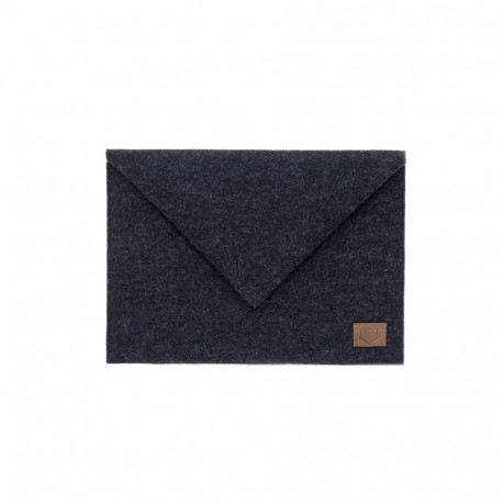 Sülearvuti ümbris SKIVE ümbrik 15"-16", vildist, must, Nordhale