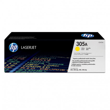 Tooner HP CE412A 305A Yellow 2600lk HP LaserJet Pro 300/400 color M351/M451/M375nw/M451dw/M451nw/M47